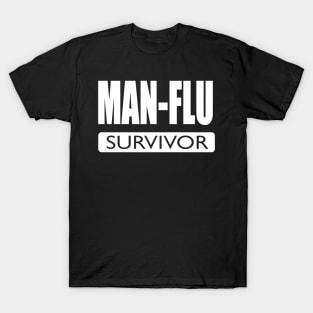 funny Man Flu Survivor T-Shirt